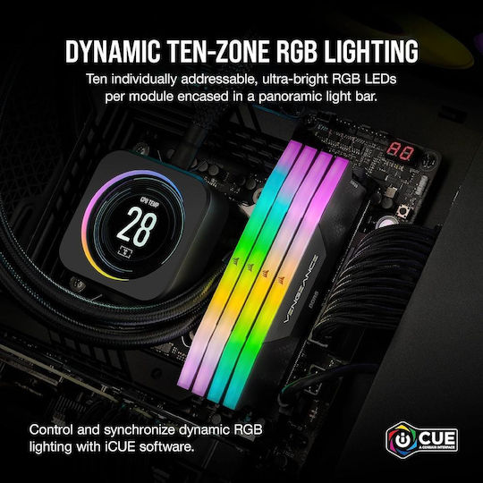 Corsair Vengeance DDR5 96GB RAM με 2x48GB Modules και Ταχύτητα 7000 για Desktop