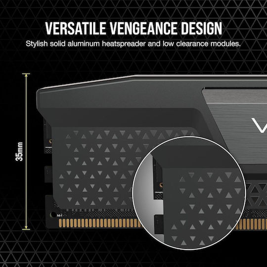 Corsair Vengeance DDR5 96GB RAM with 2x48GB Modules and Speed 7000 for Desktop