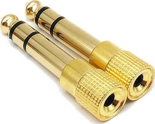 Mozos Converter 6.3mm female to 3.5mm female Gold 1pcs MA6335