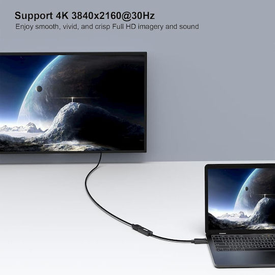 Benfei Convertor DisplayPort masculin la HDMI feminin