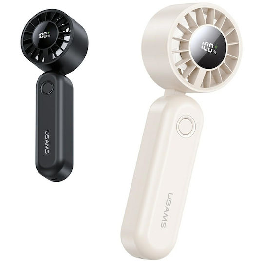 Usams Usams Mini Ventilator Elektrisch Klappbar 3W Schwarz ZB352FS01