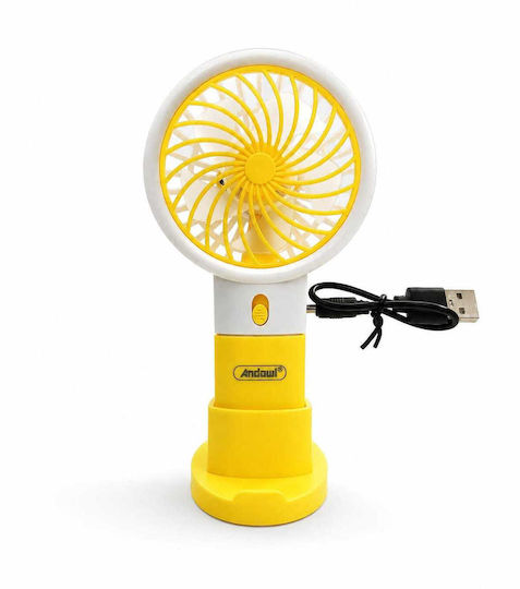 Andowl Handheld Pink Fan 15153