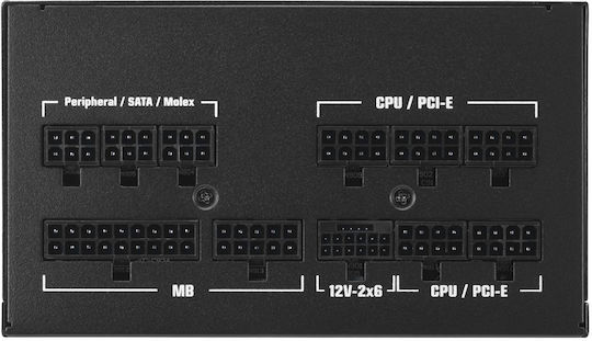 Asus TUF Gaming 1000W Gold EVO 1000W Black Computer Power Supply Full Modular 80 Plus Gold