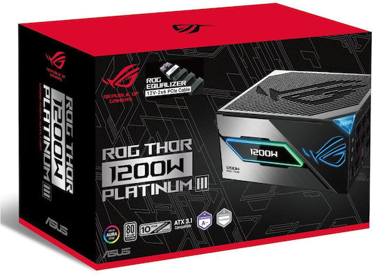 Asus ROG Thor Platinum III 1200W Черен Захранващ блок за компютър Full Modular 80 Plus Platinum