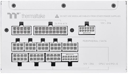 Thermaltake Toughpower XT 1200W White Power Supply Full Modular 80 Plus Gold