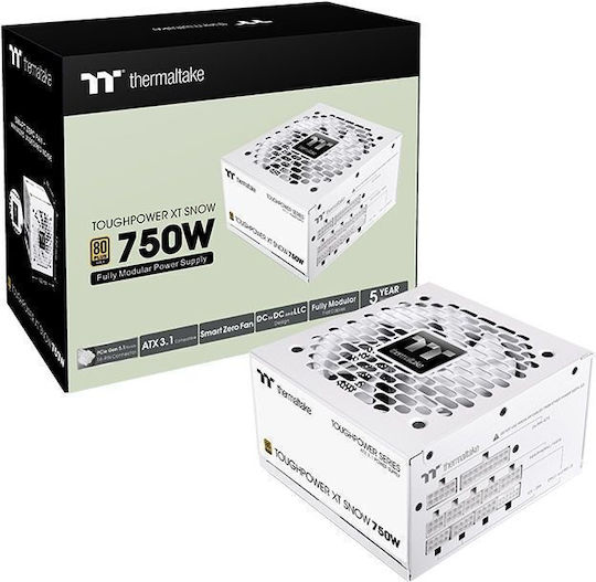 Thermaltake Toughpower XT 750W White Power Supply Full Modular 80 Plus Gold