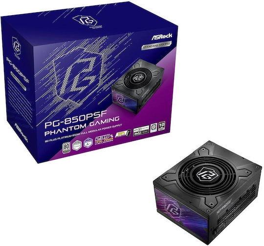 ASRock 850W Sursă de Alimentare Neagră Complet Modulară (90-UFP085-PFEAAB)