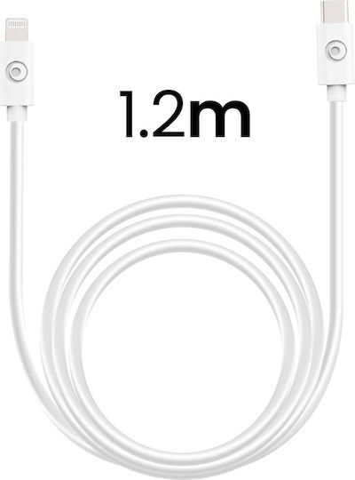 Bigben Connected USB-C Blitzkabel 1,2 m 3A Weiß