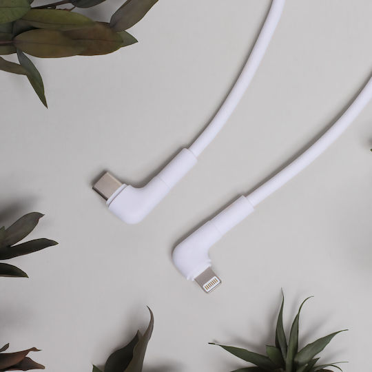 Maxlife USB-C to Lightning Cable 27W White 1m (MXUC-09T)