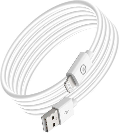 Bigben Connected Usb A Lightning Cable 1.2m 2.4a White