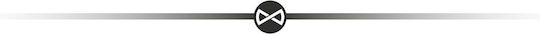 Forever Braided USB-A to Lightning Cable 18W Black 1m
