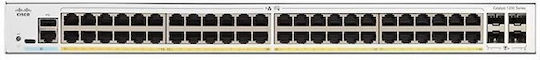 Cisco Catalyst C1200-48P-4X Managed L2 PoE+ Switch with 48 Gigabit (1Gbps) Ethernet Ports and 4 SFP Ports