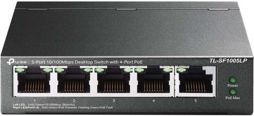 TP-LINK TL-SF1005LP v3 Unmanaged L2 PoE Switch with 5 Ethernet Ports