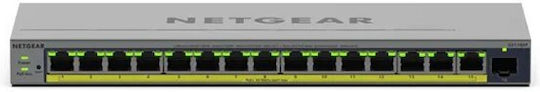 NetGear GS116EP-100EUS Managed L3 PoE+ Switch με 15 Θύρες Gigabit (1Gbps) Ethernet και 1 SFP Θύρα