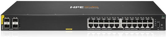HP Aruba 6000 CL4 4F 370W Managed L2 PoE+ Switch with 24 Gigabit Ethernet Ports