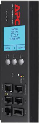 APC Switched Rack PDU 2G Zero U Power Strip for Rack Cabinets AC 200 208 230 V RS-232 Interface IEC 60320 C20 Outlets 8 Black for P N Ar3106SP SMX1000C SMX1500RM2UC SMX1500RM2UCNC SMX750C SMX750CNC SRT5KRMXLW-TW