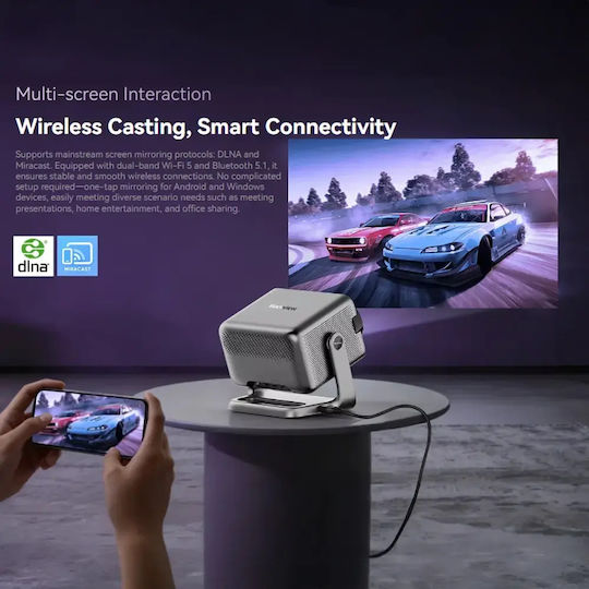 BlackView PV1000 Max Mini Projector LCD Full HD with Wi-Fi and Built-in Speakers PV1000MAX
