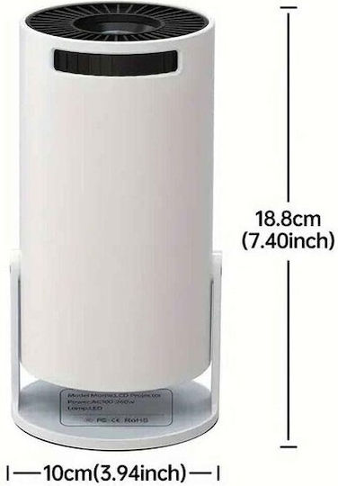 HL-04224 Mini Projector LCD Λάμπας LED