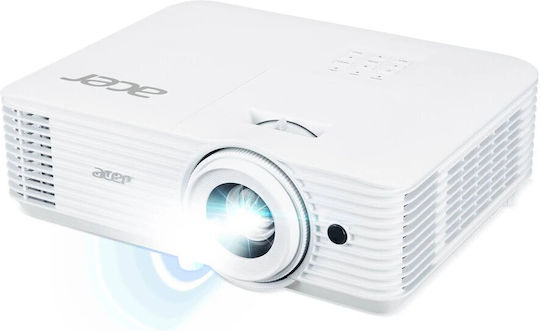 Acer X1827 MR.JWK11.00P Mini 3D Proiector DLP 4K Ultra HD Lampă Simplă cu Difuzoare Incorporate Alb