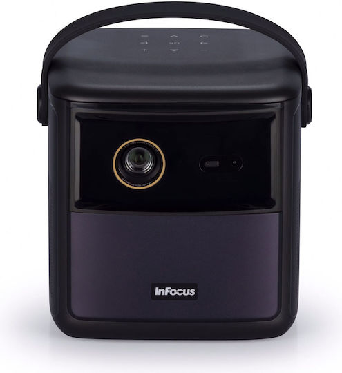InFocus Crusader Challenger IN3008SL Mini Projector DLP Full HD Λάμπας LED με Wi-Fi και Ενσωματωμένα Ηχεία
