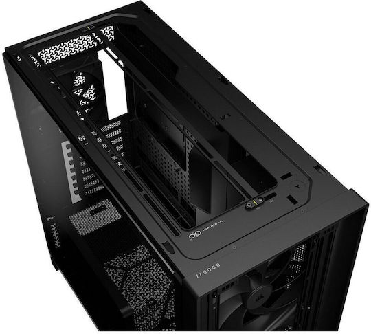 Corsair Frame 5000D WOOD RS Геймърски Midi Tower Компютърна кутия със Страничен прозорец Черен
