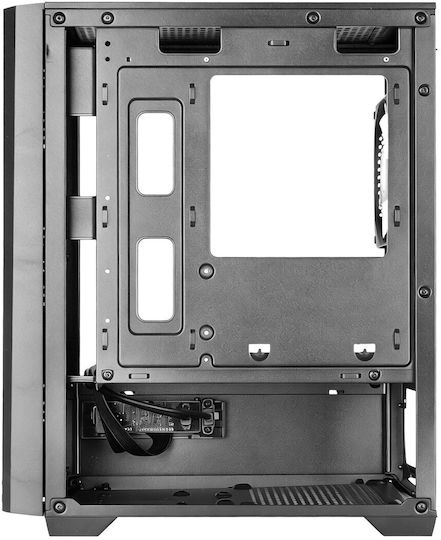 Mars Gaming MC-VECTOR Gaming Micro Tower Κουτί Υπολογιστή με RGB Φωτισμό Μαύρο