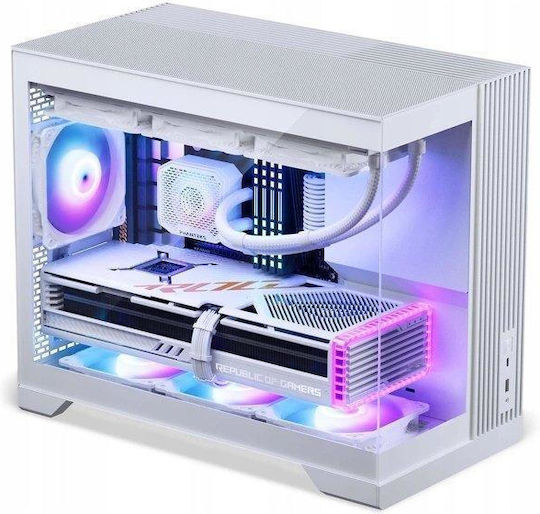 Phanteks XT V3 Gaming Mini Tower Κουτί Υπολογιστή με Πλαϊνό Παράθυρο Λευκό