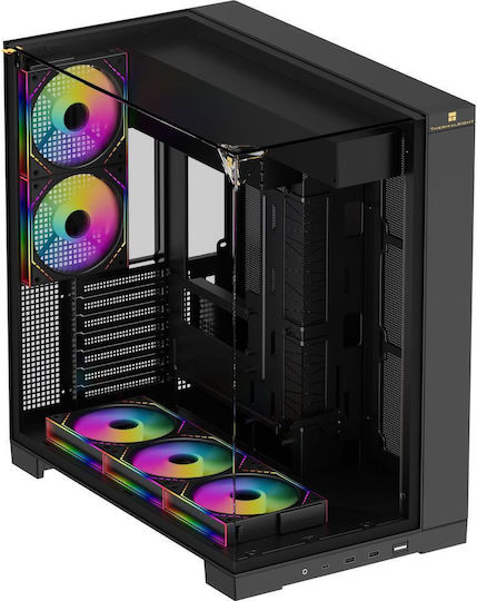 Thermalright A70 Gaming Midi-Turm Computergehäuse mit Seitenfenster Schwarz