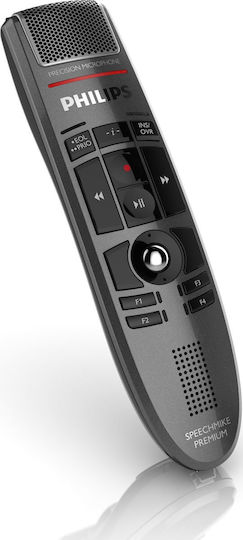 Philips SpeechMike Premium Микрофон USB Щипка за Вокали в Черен Цвят