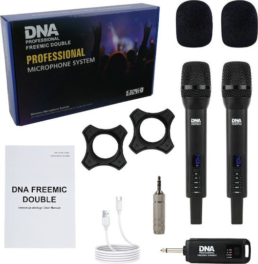 DNA DNA FREEMIC DOUBLE Seturi Wireless Microfon De mână pentru Vocale