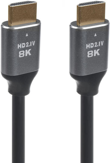 Maclean Energy HDMI 2.1 Ultra High Speed 48Gbps 4K 120Hz HDR VRR Cable HDMI Male - HDMI Male 2m Black