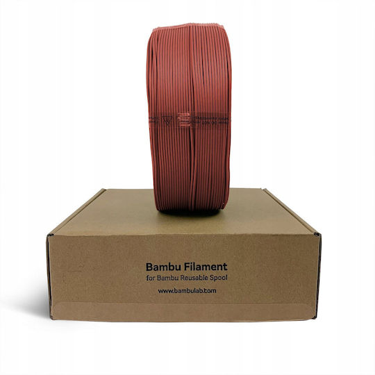 Bambu Lab PLA 3D Printer Filament 1.75mm Brown 1kg 1pc Refill