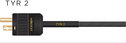Nordost Tyr 2 Schuko - IEC C15 Kabel 1m Schwarz