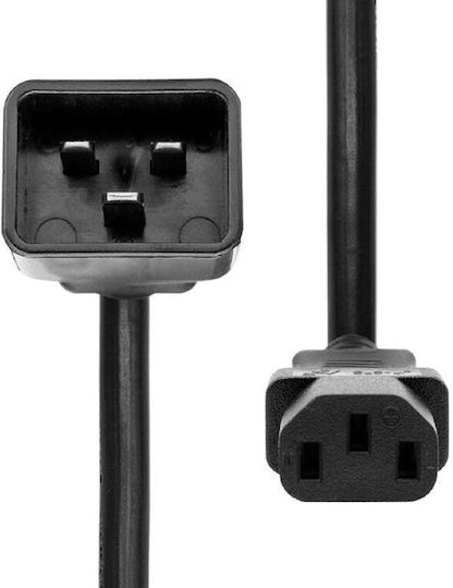 Καλώδιο Επέκτασης Ρεύματος Proxtend Proxtend Power Extension Cord C13 To C20 0.5m Blac