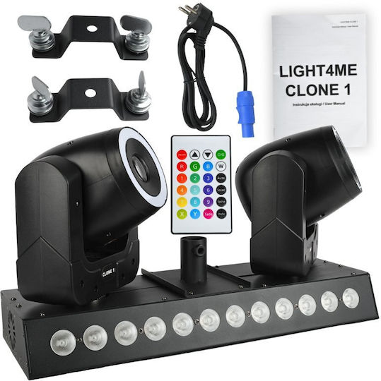 Light4me Moving Light Wash LED DMX RGBW