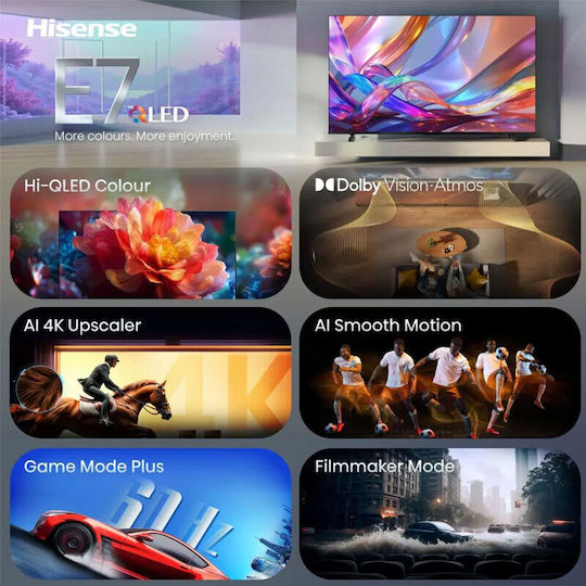 Hisense Smart Televizor 65" 4K UHD QLED E7S HDR (2026) 65E7S