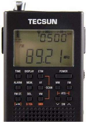 Tecsun PL-360 Tragbares Radio Schwarz