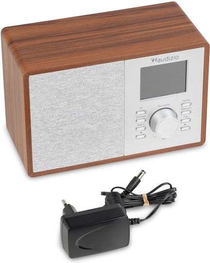 Audizio Настолен радиоприемник DAB+ с Bluetooth Кафяв