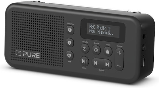 Pure Elan Move Tabletop Radio Electric DAB+ with Bluetooth Black