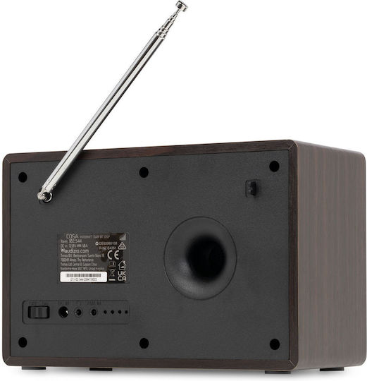 Audizio Cosa Επιτραπέζιο Ραδιόφωνο DAB+ με Bluetooth Καφέ