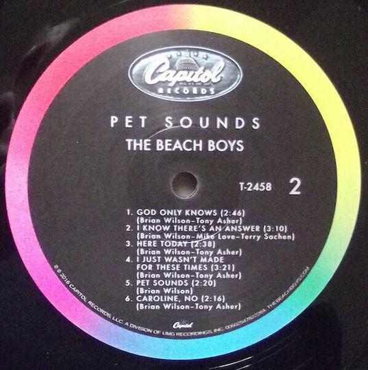 Beach Boys Pet Sounds Mono Hq LP Vinyl