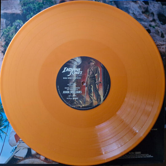 O.s.t John Williams Indiana Jones Temple Doom 2lp Orange Vinyl