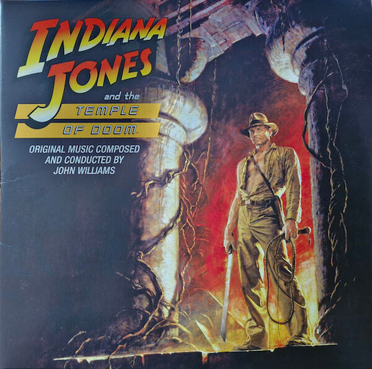 O.s.t John Williams Indiana Jones Temple Doom 2lp Orange Vinyl