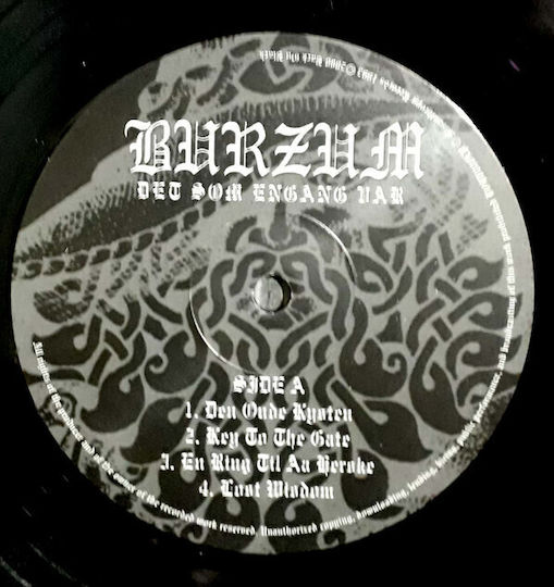 Burzum Det Somengang Var 1 Vinyl