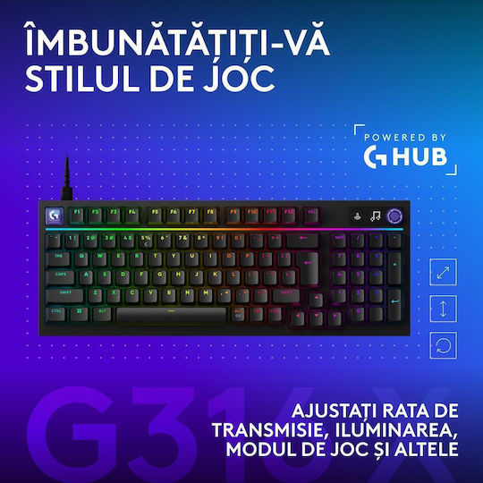 Logitech G316 X 98 Gaming Mechanical Keyboard with RGB Lighting (English US)