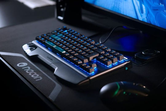 Nacon CL-750OM Gaming Mechanische Tastatur Tenkeyless mit Benutzerdefiniert Blau Schaltern und Beleuchtete Tasten (Englisch US)