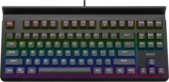 Noxo Specter Gaming Mechanical Keyboard with Custom Blue switches and RGB lighting (Romanian)