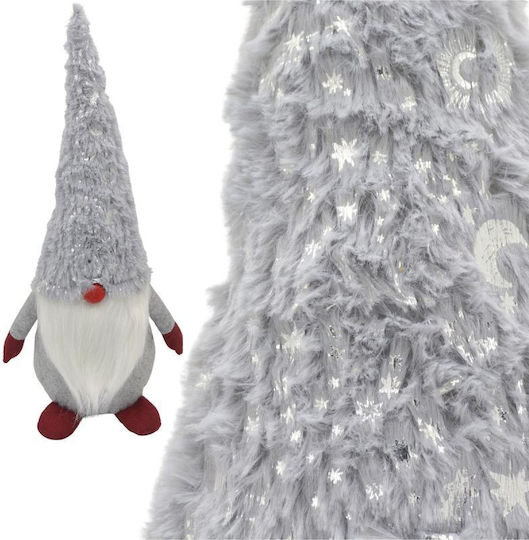 Christmas Wooden Figure Grey Dwarf Height 45cm