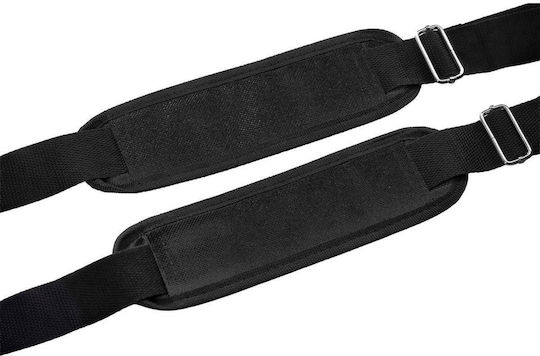 Relaxdays Large Fishing Rod Bag with 3 Compartments 2 Pockets 150 cm Black 10052409_8150