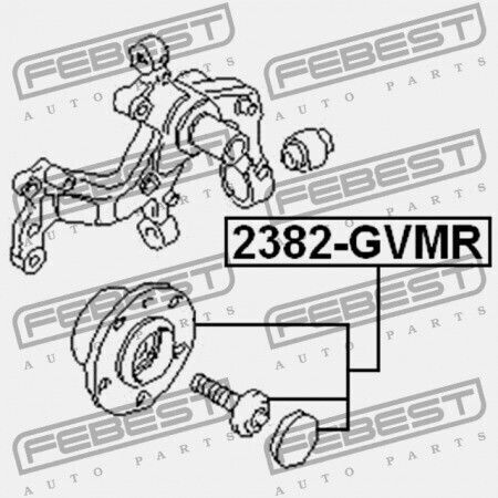 Πίσω Πλήμνη Audi A3 S3 Sportb. Lim. Qu 2004-2013 Rdw 8v0598611a
